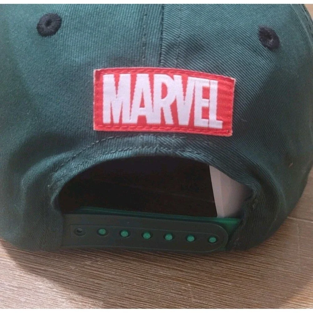Marvel Comics The Incredible Hulk Hat Green 8-12 Yr Old Youth Cap Snapback